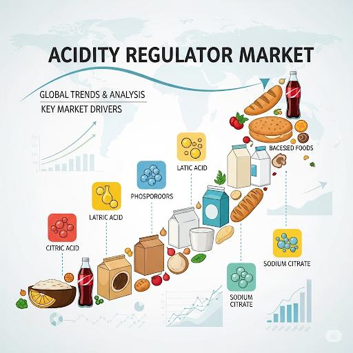 Acidity Regulator Market Outlook 2025 to 2035 Growth Insights with FBC Industries, Inc., Isegen South Africa (Pty) Ltd., Bartek Ingredients Inc., Weifang Ensign Industry Co., Ltd., Hawkins, Inc., BASF SE, and Univar Solutions Inc.