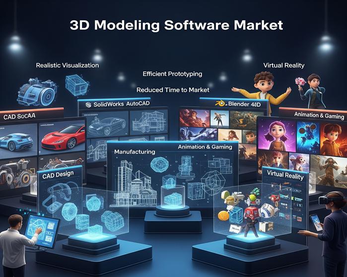 3D Modelling Software Market to See Sustainable Growth Ahead: Autodesk, Dassault Systèmes, Trimble