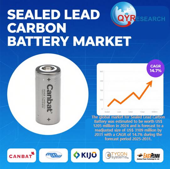 Sealed Lead Carbon Battery - Global Market Share and Ranking, Overall Sales and Demand Forecast 2025-2031