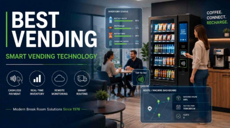 Best Vending Advances Workplace Break Rooms With Smart Vending