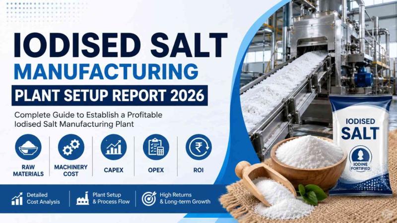 Iodised Salt Manufacturing Plant Setup Report 2026: Raw
