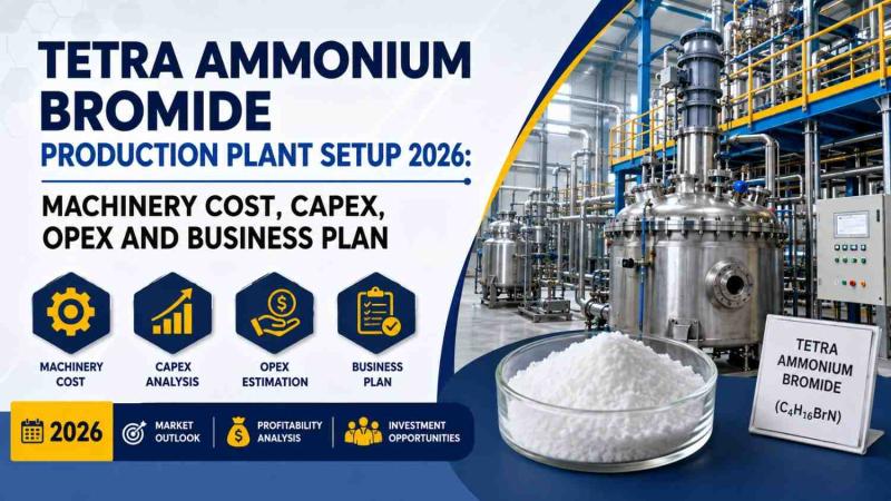 Tetra Ammonium Bromide Production Plant Setup 2026: Machinery
