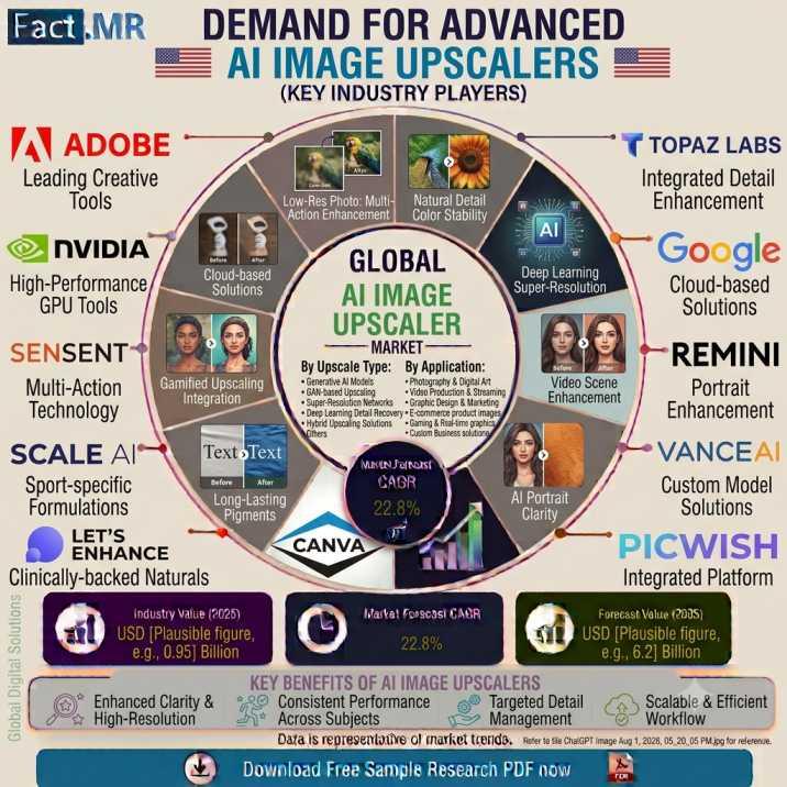 AI Image Upscaler Market in USA Forecasted CAGR 18.4% During