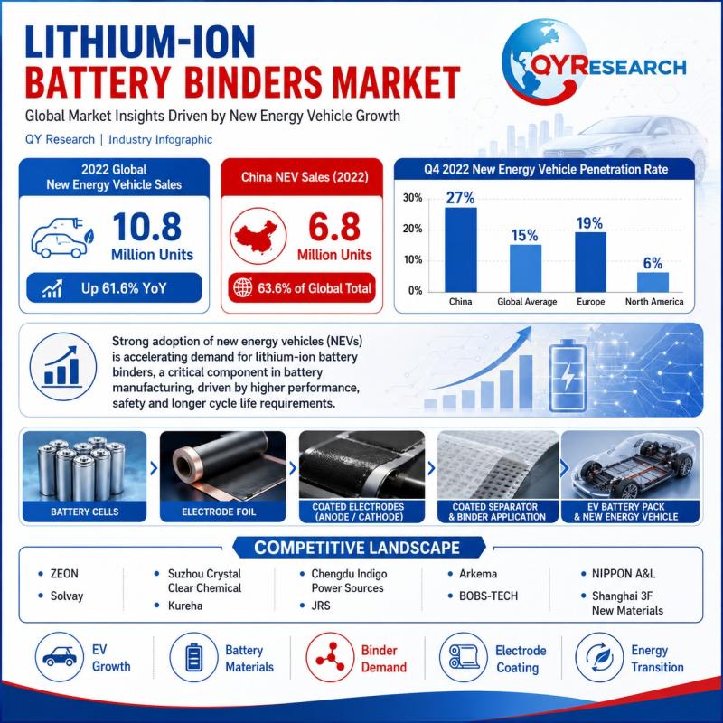 Lithium Ion Battery Binders Market