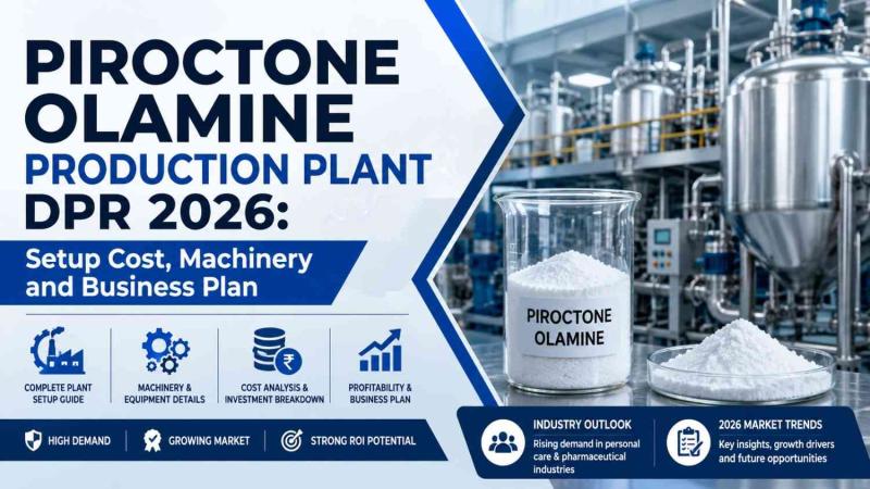 Piroctone Olamine Production Plant DPR 2026: Setup Cost,