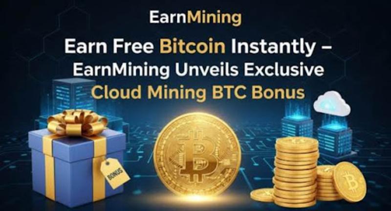 Limited-Time Offer: Start Bitcoin Mining for Free with EarnMining's New Bonus Program