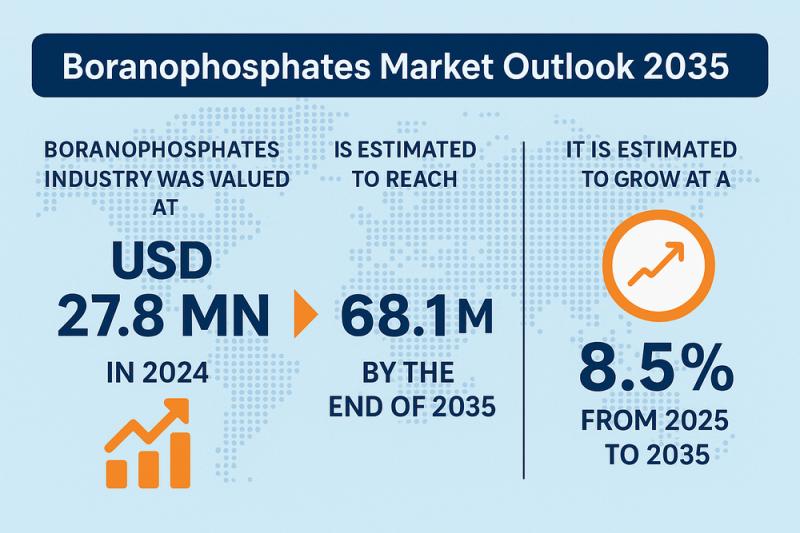 Boranophosphates Market to Reach USD 68.1 Mn by 2035: Key Growth Insights