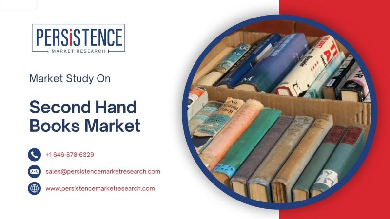 Global Second Hand Books Market to Witness Steady Growth, Hitting USD 45.4 Billion by 2032 with 6.6% CAGR | Persistence Market Research