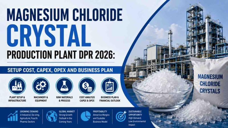 Magnesium Chloride Crystal Production Plant DPR 2026: Setup