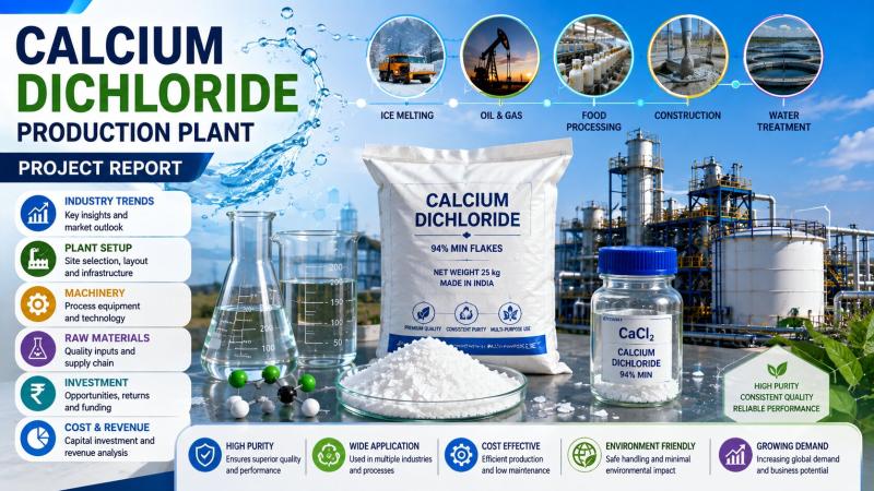 Calcium Dichloride Production Plant Project Report (DPR) 2026: