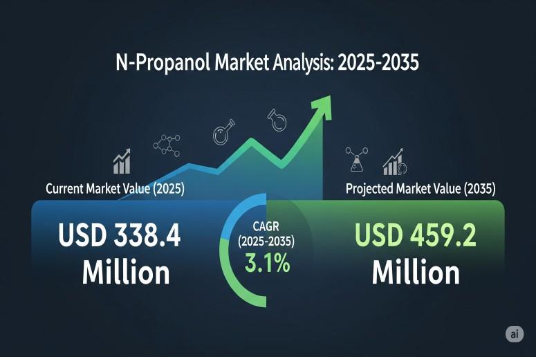 N-Propanol Market Outlook 2025 to 2035: Evolution Insights with Hefei TNJ Chemical Industry Co. Ltd., Solventis Ltd, Zibo Nalcohol Chemical Co. Ltd., Dairen Chemical Corporation, and Solvay S.A.