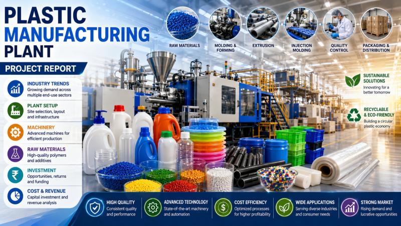Plastic Manufacturing Plant Project Report (DPR) 2026: Setup