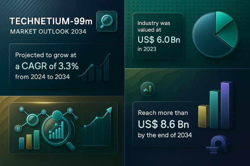 Technetium-99m Market Forecast 2034: Rising Demand for Diagnostic Imaging and Radiopharmaceuticals to Propel Market Expansion | Transparency Market Research, Inc