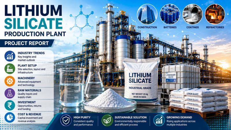Lithium Silicate Production Plant Setup Report 2026: DPR,