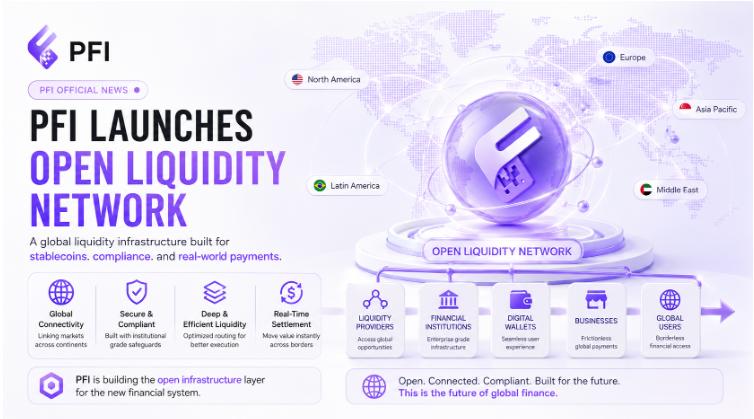 PFI Introduces Its Open Liquidity Network for Cross-Border