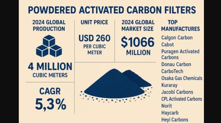 Global and U.S. Powdered Activated Carbon Filters Market Report, Published by QY Research.