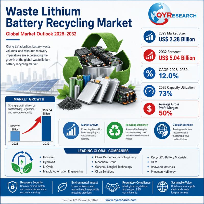 Waste Lithium Battery Recycling Market