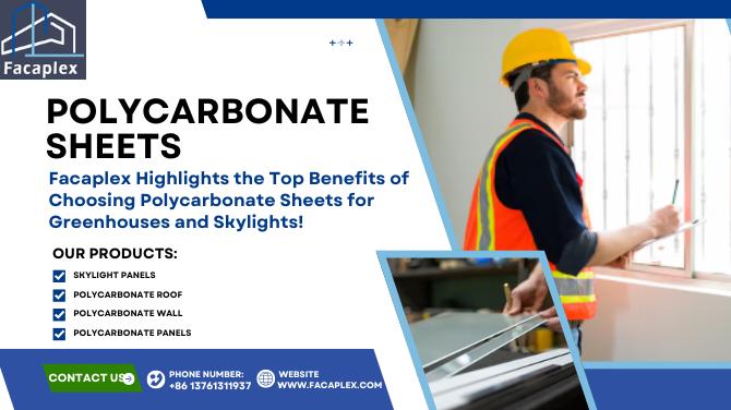 Facaplex Highlights the Top Benefits of Choosing Polycarbonate Sheets for Greenhouses and Skylights!
