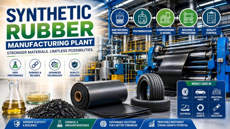 Synthetic Rubber Manufacturing Plant Setup DPR 2026: Cost