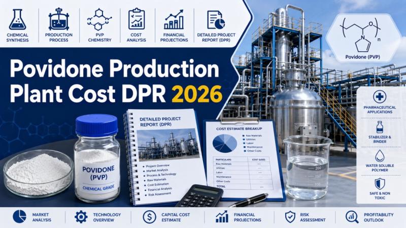 Povidone Production Plant Project DPR: Machinery Cost, CapEx,
