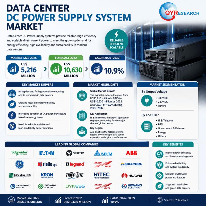 Data Center DC Power Supply System Market