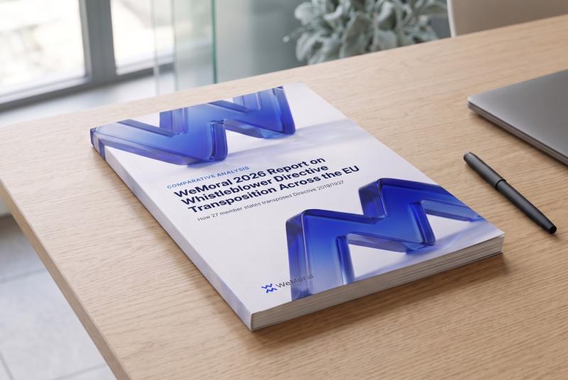 The WeMoral 2026 report comparing how all 27 EU member states transposed the Whistleblower Directive