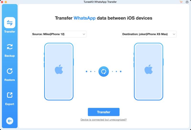 TunesKit WhatsApp Transfer First Released to Transfer WhatsApp Chats