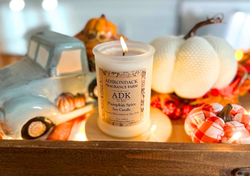 Embrace the Fall Season with Adirondack Fragrance Farm's Signature Candle Collection