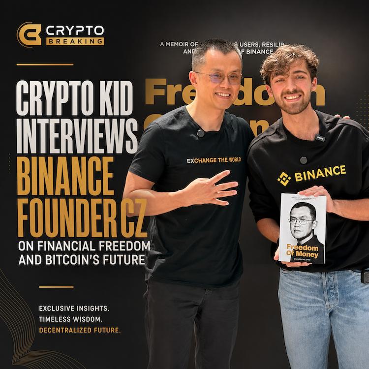 Crypto Kid Interviews Binance Founder CZ on Financial Freedom