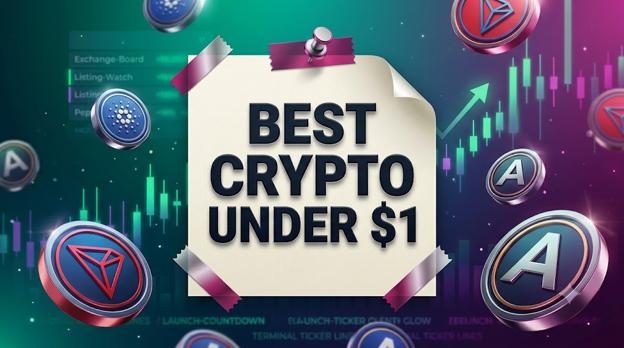 TRX and ADA trade below $1 while AlphaPepe's twelve price steps make timing more important than unit price.