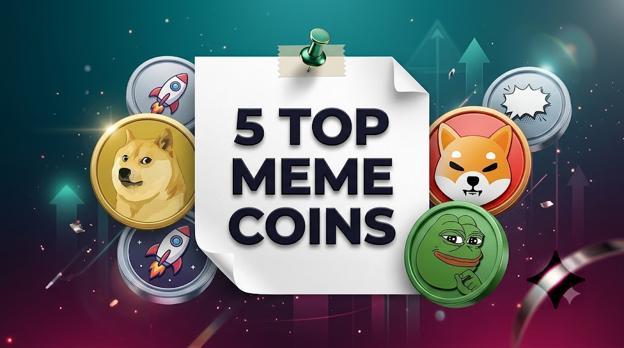 Five lower-valuation meme coins give retail earlier entries while DOGE, SHIB and PEPE carry bigger caps.