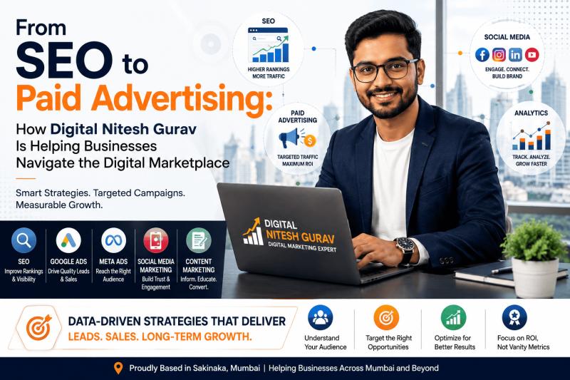 Digital Nitesh Gurav helps businesses grow with SEO, paid ads & smart digital strategies.