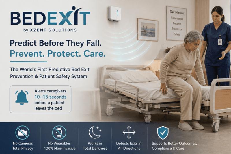 Preventing Falls Before They Happen: Introducing BedExit's Predictive Technology.
