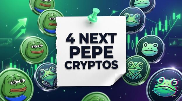 PEPE rebounds as retail hunts for the next frog coin, with four presale contenders fighting for attention.