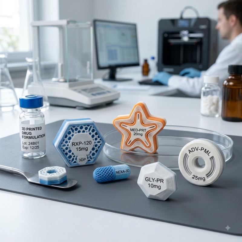 global 3D printed drugs market