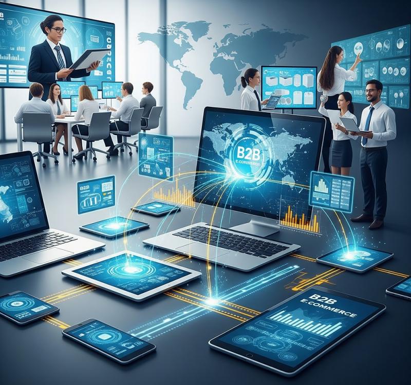 B2B E-commerce Market SWOT Analysis by Key Players- Alibaba, Amazon Business, ThomasNet