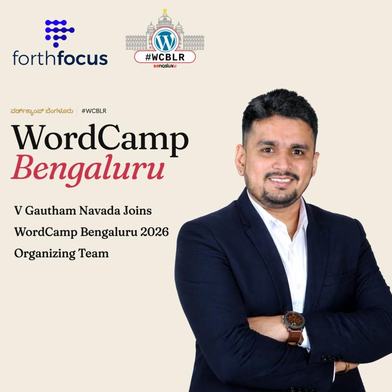 V Gautham Navada - Founder & Director - ForthFocus