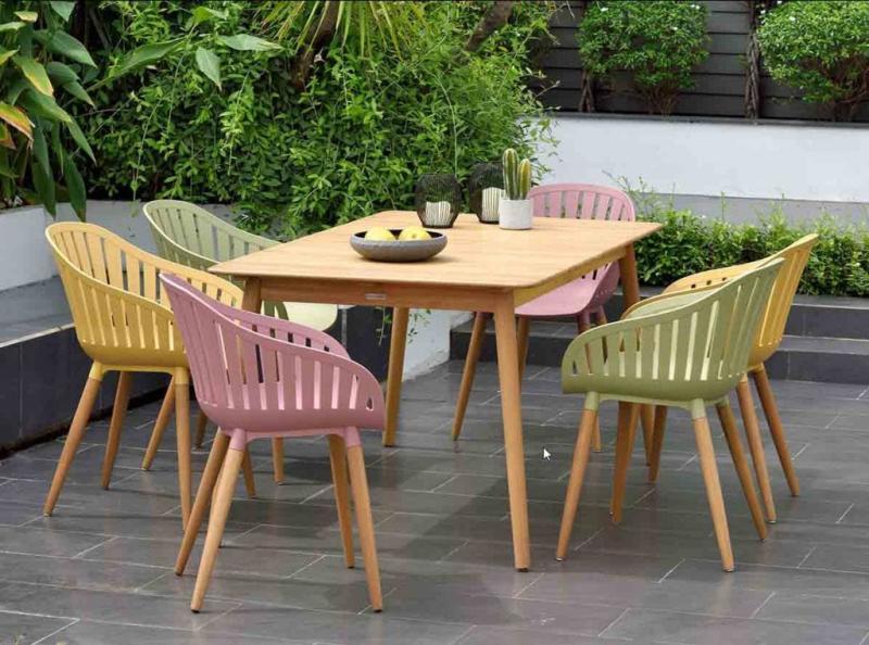 Recycled plastic outdoor table and chairs sale