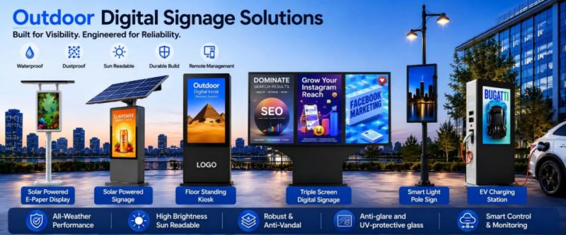 Top 10 Brands of LCD Digital Signage: Why BEST.SDT Leads