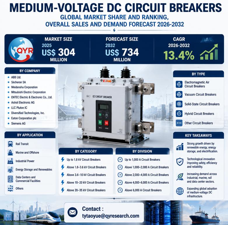 Medium-Voltage DC Circuit Breakers Global Market 2026-2032: