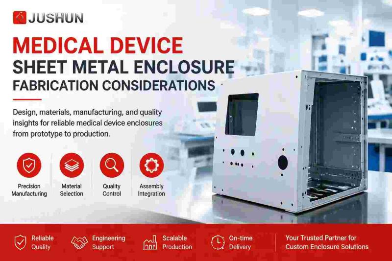 Medical device sheet metal enclosure fabrication requires precision engineering and strict compliance standards.