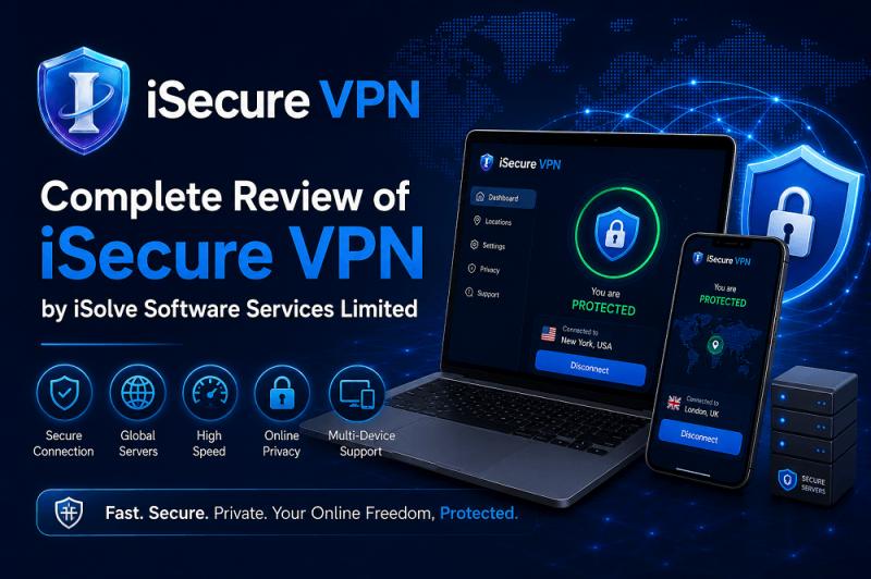 Complete Review of iSecure VPN by iSolve Software Services Limited