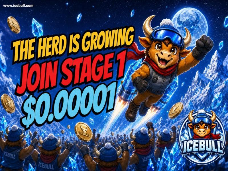 The IceBull crypto presale is live www.icebull.com
