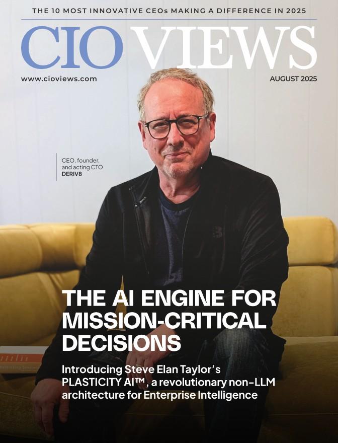 CIO Views Features Steve Elan Taylor, Founder & CEO of Deriv8, as One of 'The 10 Most Innovative CEOs Making a Difference in 2025'