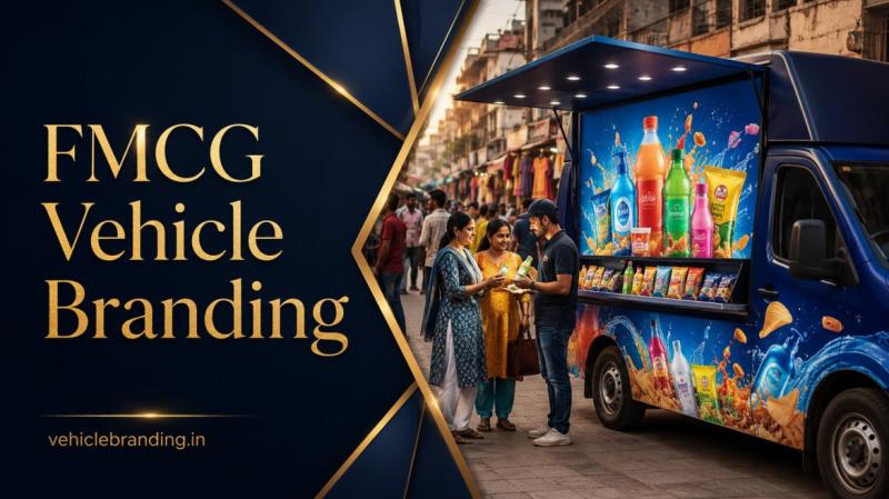 FMCG vehicle branding takes products closer to consumers-combining mobile visibility, sampling and local engagement where purchase