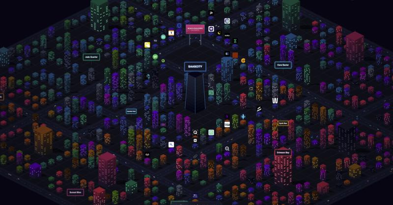 SaaSCity Turns the Software Directory Into an Interactive City