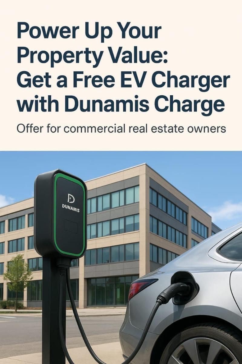Power Up Your Property Value: Get a Free EV Charger with Dunamis Charge