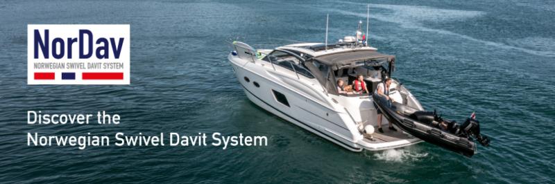 Revolutionary NorDav Swivel Davit Systems now available in Greece and Cyprus through Gaelix Marine Service. Efficient, safe, and r