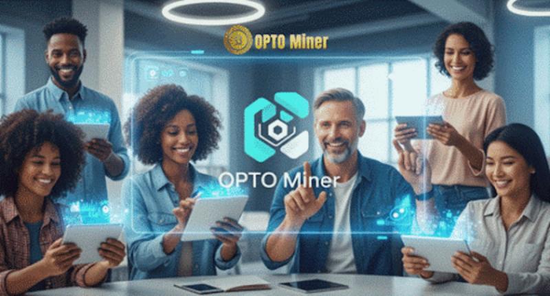 OPTO Miner Launches Mobile App - Earn Daily Crypto Income (BTC, XRP, DOGE, SOL) with Just a Smartphone