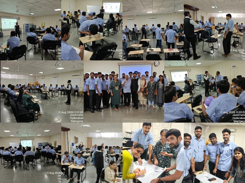 Award-winning author and corporate trainer M. David Raj leading the professional development training session.